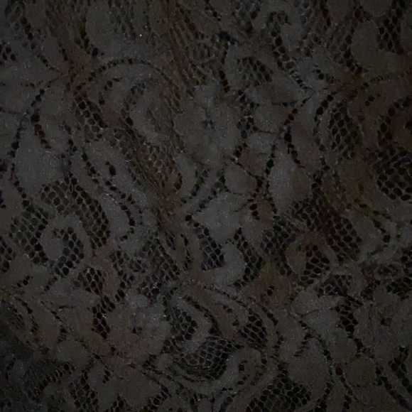 Black Lace Overlay Cocktail dress - Picture 4 of 4